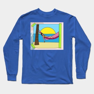 Idlers Hammock Do Nothing Long Sleeve T-Shirt